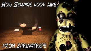 [FNAF/SFM] FNAF 6 Springtrap Salvage  - view from animatronic