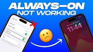 Always-On Display Not Working on iPhone 14 Pro? 10 Fixes  ( Hindi )