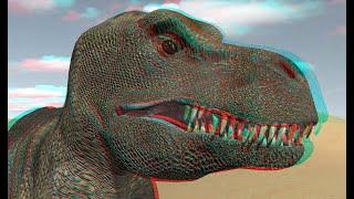 Tyrant King - Anaglyph 3D Red/Cyan Animation