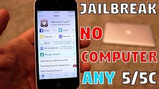 How to jailbreak ANY iPhone 5 or 5c! NO COMPUTER (iOS 10.3.3)