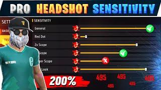 New one tap sensitivity  || Free fire headshot setting in tamil || Headshot sensitivity 