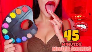 ASMR 45 MINUTOS DE M0UTH S0UNDS