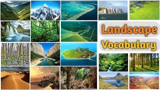 Landscape Vocabulary ll Different Landscapes Names In English With Pictures ll Geographical places