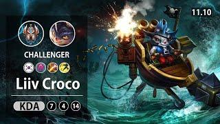 롤 챌린저 정글 럼블 " Liiv Croco " // LOL JUG Rumble KR Challenger | Patch 11.10