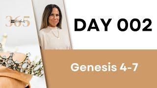 Day 002 Genesis 4-7 | Heartbeat of God | 2025 Bible Study & Commentary