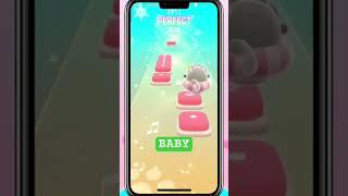 Baby tiles hop EDM Rush music Game #tileshop #shorts