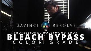 Easy Hollywood Bleach Bypass Davinci Resolve 17 Tutorial