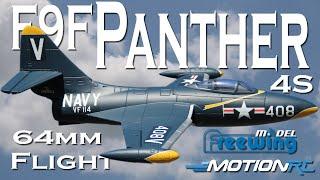 Freewing F9F Panther V2 4S Full Flight | Motion RC