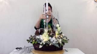 Christmas Flower Arranging with Chrissie Harten 3