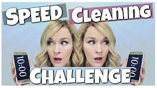 10 MINUTE TIDY UP CHALLENGE || Speed Cleaning My House