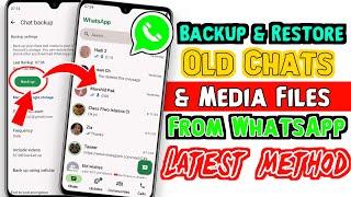 WhatsApp Chat Backup & Restore 2024 | How To Backup & Restore WhatsApp Messages On Android
