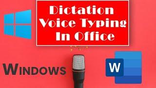 Enable Voice Typing in MS Word - Step-by-Step Guide