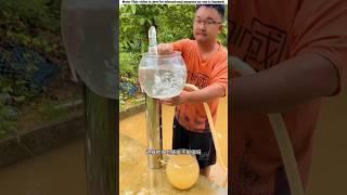 Pure water machine mini wood toy-woodworking art skill _ hand crafts #facts #amazingfacts