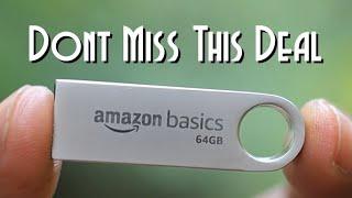 Amazon Basics 64GB Flash Drive | Affordable durable flash drive that you must get!