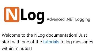 ASP Core MVC save log into database using NLog