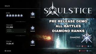 Soulstice Demo All Diamond Ranks Every Encounter 100k + Points  (Highest Rank) Arrowhead Boss