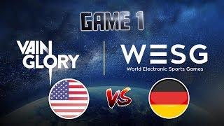 TRIBE vs SLY - Semifinal Game 1 | USA vs GERMANY | WESG Vainglory