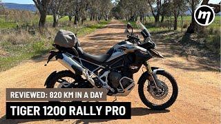 Triumph Tiger 1200 Rally Pro Review - 820 kms in a day