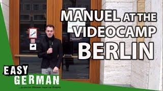 Manuel at the VideoCamp in Berlin | Easy German 43