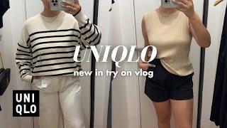 Uniqlo New In Try On Vlog | Shopping Wardrobe Staples