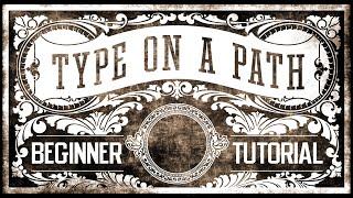 How to  type on a path in Adobe Illustrator