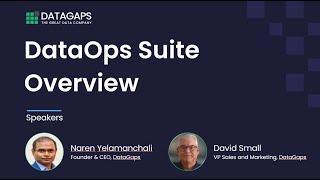 Datagaps DataOps Suite - An Overview