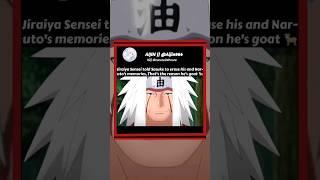 Jiraiya Sensei know everything that's why he is a legend 