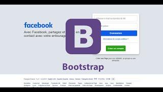 New Facebook Look -Login Page - Bootstrap - css- Easy