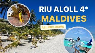 RIU ATOLL 4* Maldives 2024 review. Room tour, food, beach. English video