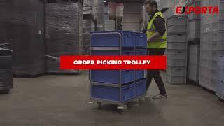 Pick and Pack Order Picking Trolley