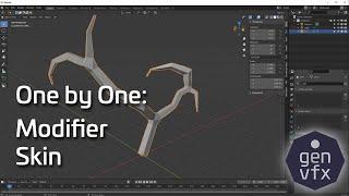 ONE BY ONE: Learn The Skin Modifier in Blender