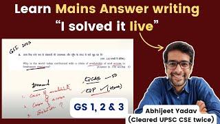 Learn Answer Writing with Abhijeet Y | UPSC Mains