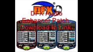 DFX Audio Enhancer Crack/Patch