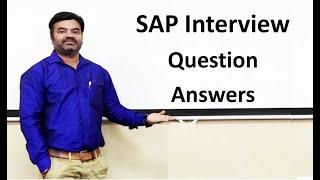 SAP Interview Prep: Top Questions and Expert Answers for Landing Your Dream Job