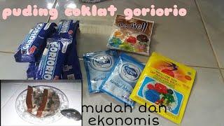 Resep Puding Coklat Goriorio || Enak dan Ekonomis