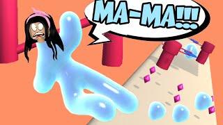 МАМА Я СТАЛА СЛАЙМОМ - Blob Runner 3d - эволюция слайма