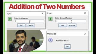 Addition Program in Java Using Swing Class With Practical and Also With Tasks.