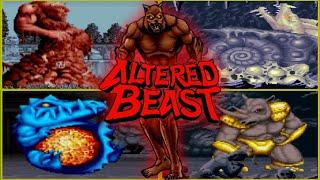 Altered Beast | All Bosses | Todos Los Jefes |