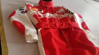 Digitally printed race suit by FR-1 racegears