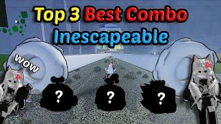 Top 3 Best Combo Inescapeable in Blox Fruits Bounty Hunting Dough Combo | Ice  Combo | Portal Combo