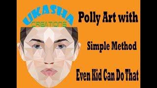 Poly art in illustrator | Poly Effect in Illustrator in Urdu