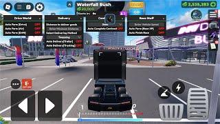 Drive World op script auto delivery, auto contracts, auto race and more