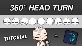 360° Full Gacha Head Turn in Alight Motion [Remake]