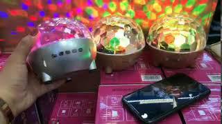 New MIni Wireless Bluetooth Speaker Ball Stage Lights Disco Lamp Magic LED Light speaker