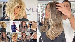 Mounir Salon New Hair Transformation Videos | Mounir Hair Balayage and Coloring Tutorial Videos