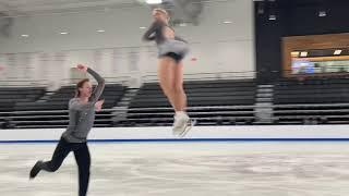 Russian pairs Evgenia Tarasova & Vladimir Morozov 2021 Cranberry Cup Freeskate Figure skating