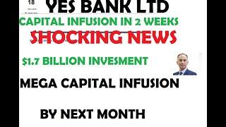 YES BANK LTD LATEST NEWS/ CAPITAL INFUSION IN 2 WEEKS / BULL RUN