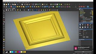 ArtCAM tutorial: how to make a frame relief