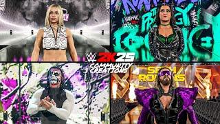 WWE 2K25 Amazing Community Creations | Updated Superstars & Attires