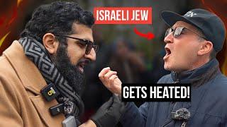  Israeli Jew Debates With Muslim (Gets Heated) | Smile2jannah | Speakers Corner | 4K